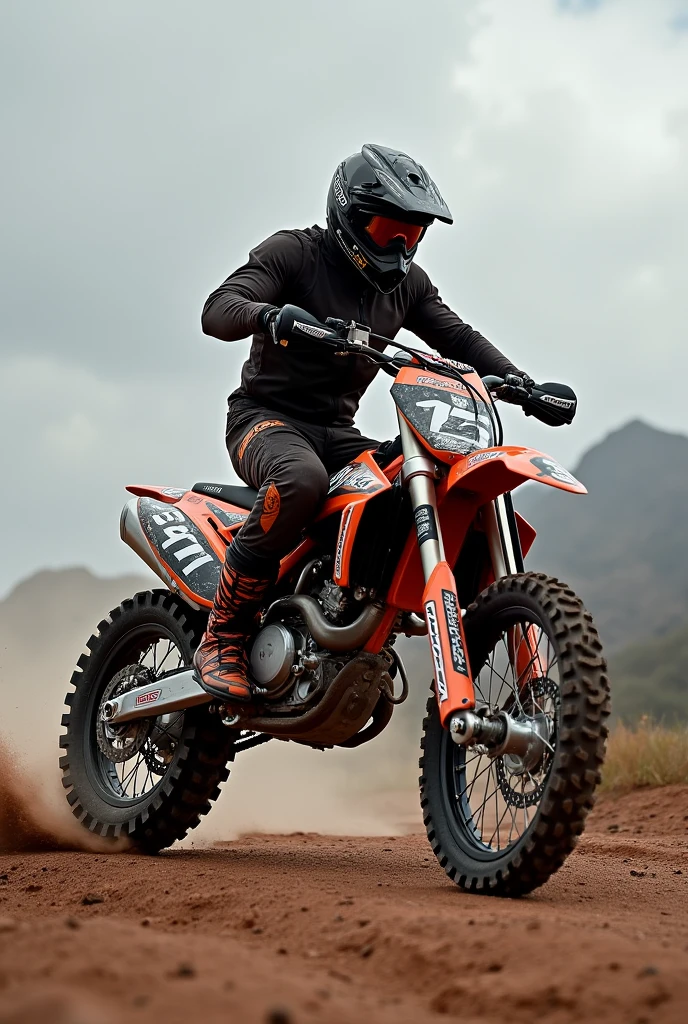 ROCKET MOUNTED ON A MOTOCROSS HD