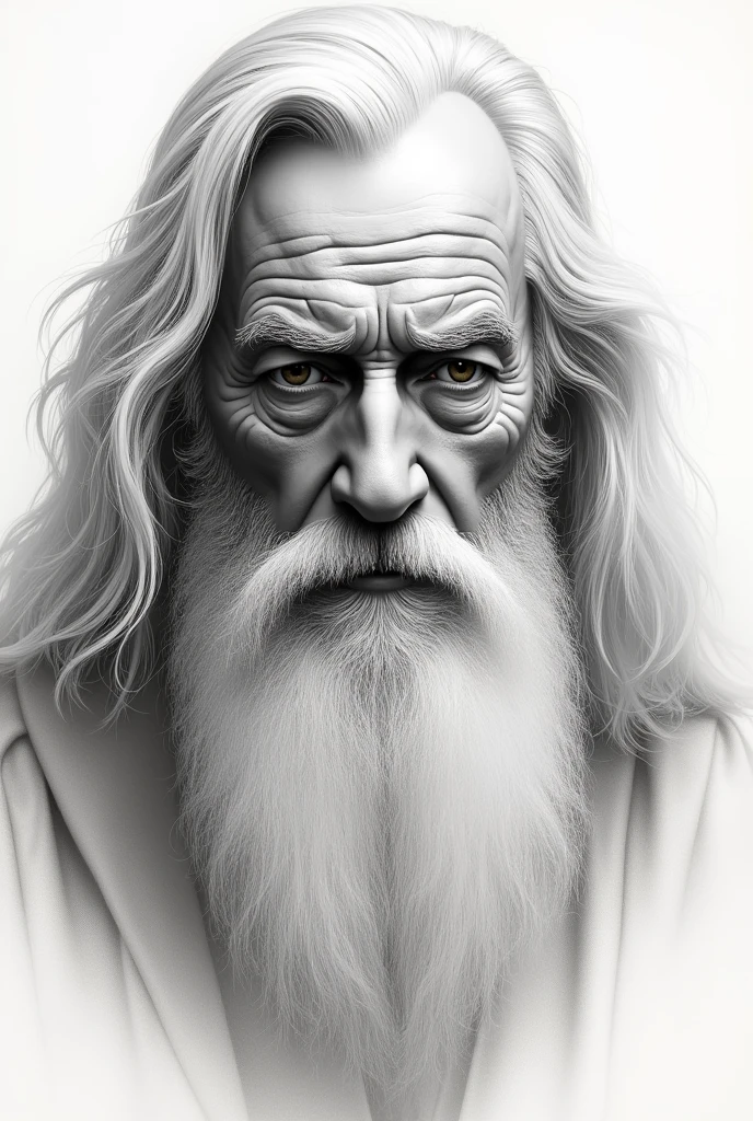 Gandalf delicate image for tattoo