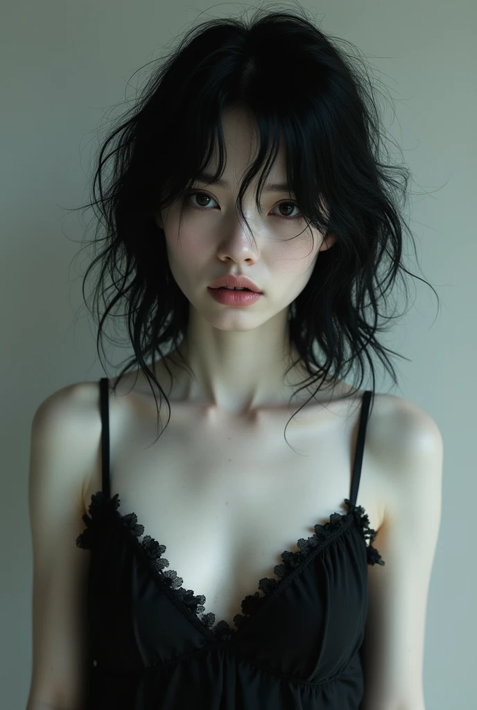20 year old gothic girl pale skin completely naked 