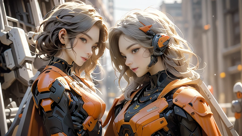 (masterpiece), (best quality), high resolution, 4K, girl, perfectbody, exoskeleton, mecha armor, mechagirl001, anchemixmecha, super detailed armor, red armor, head gear