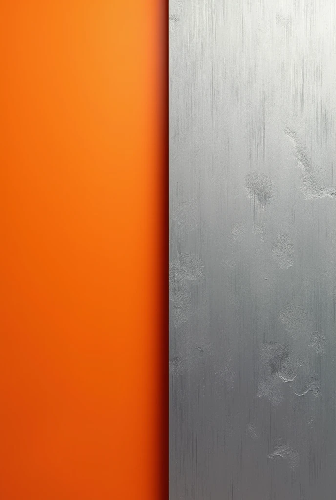 Feed Posting for a STEEL Store. The image needs to be half orange and half light gray. (like zinc for example) and in a creative way without any text just a simple image for a Father&#39;s Day post