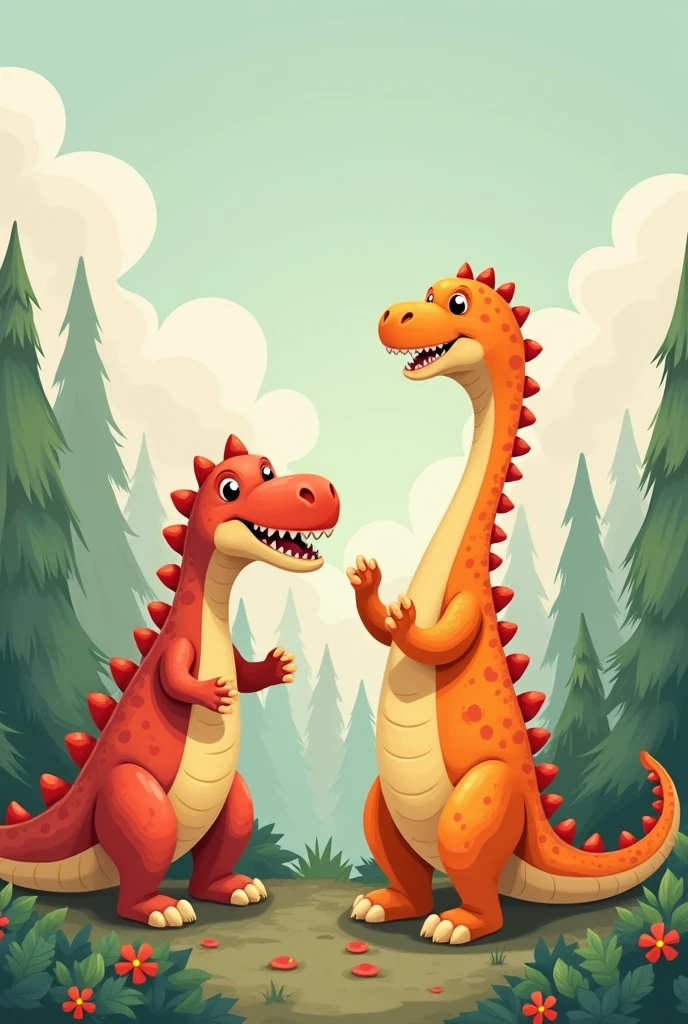 Cute dinosaurs