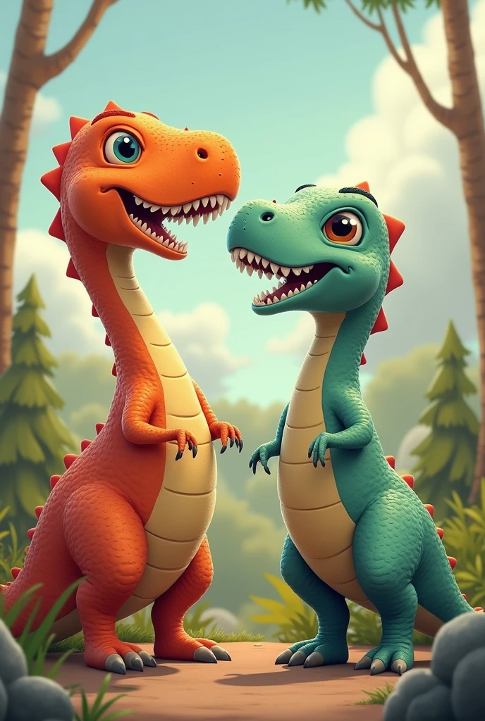 Cute dinosaurs