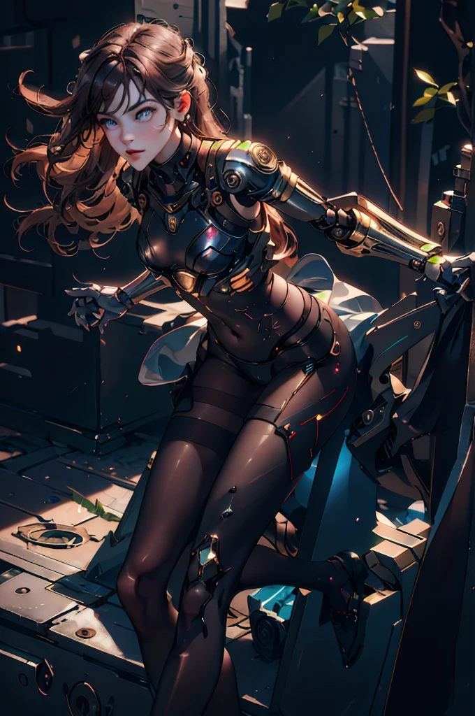 (absurdres, highres, ultra detailed),(best quality, masterpiece, ultra high resolution), pantyhose,streets,street,city,outdoors, outdoor, (full body:1.5), high heels,mechanical arms,
1girl, solo focus,cbpkv2, pretty face,looking at viewer, bilaterally symmetrical