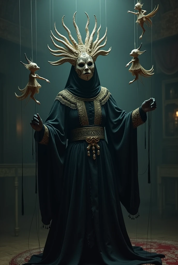 puppeteer with mask
