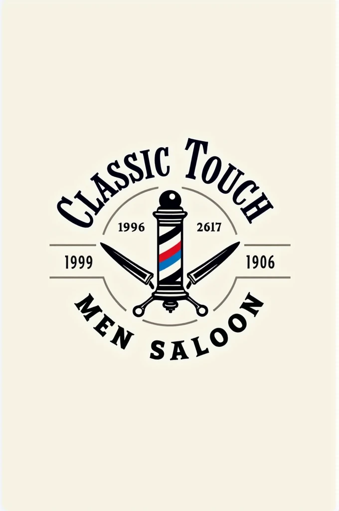 Create a logo for men saloon
Name is classic tuch men saloon