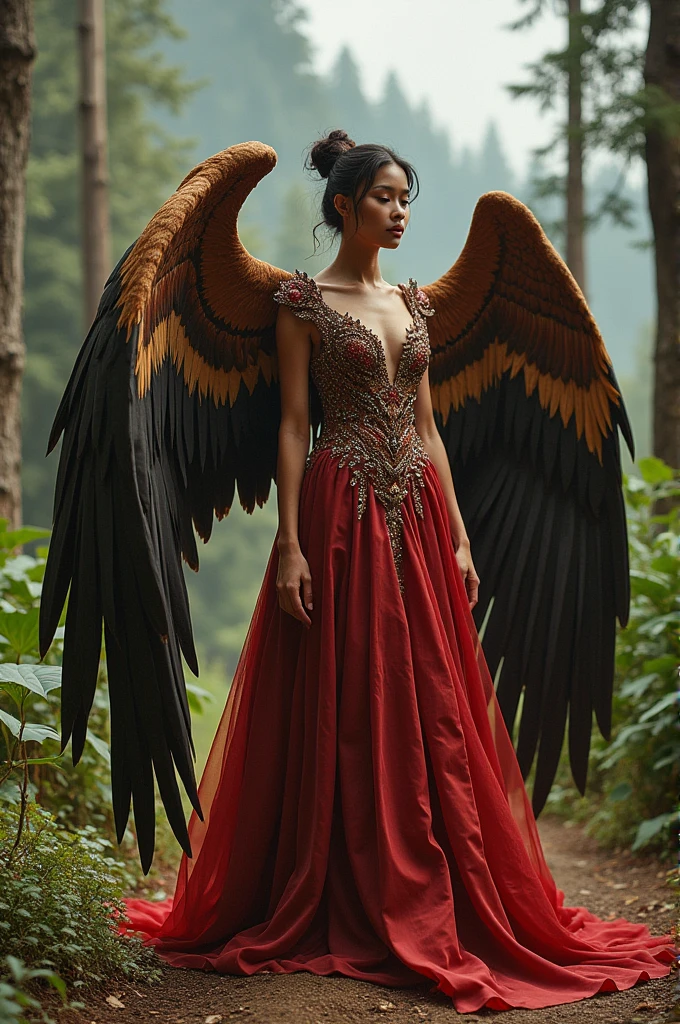 gown inspired by philippine eagle