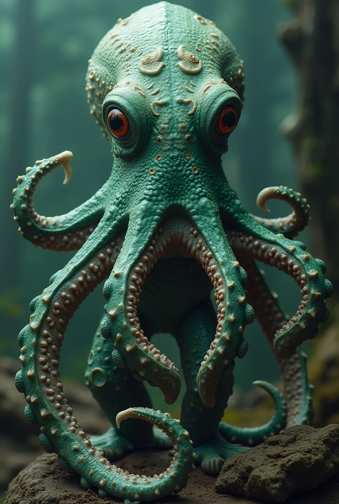 Tentacle has sex with milf