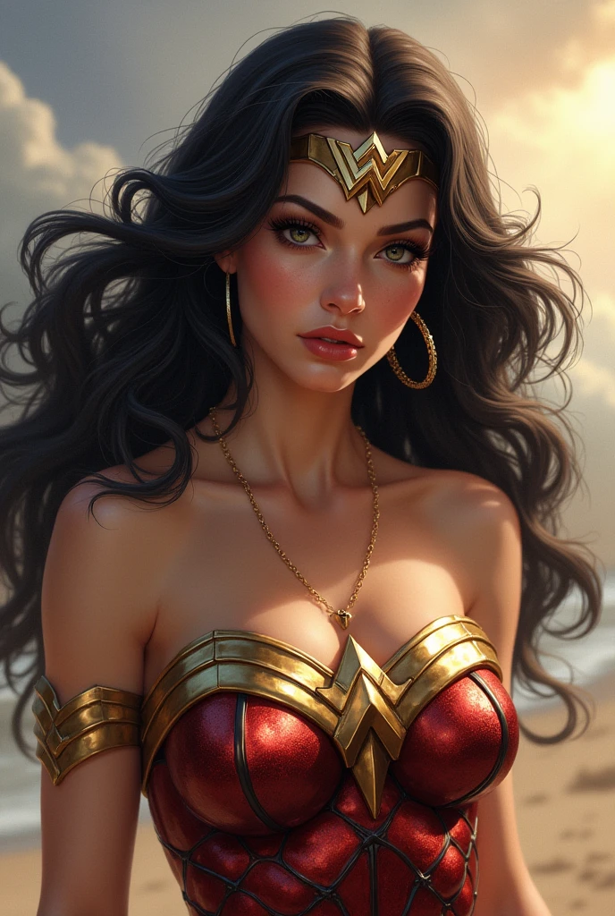 (Highly detailed) Wonder woman with her tits out