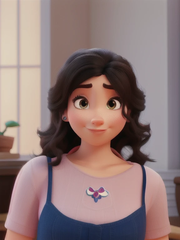 Disney and Pixar style woman, high quality, best quality, super detailed