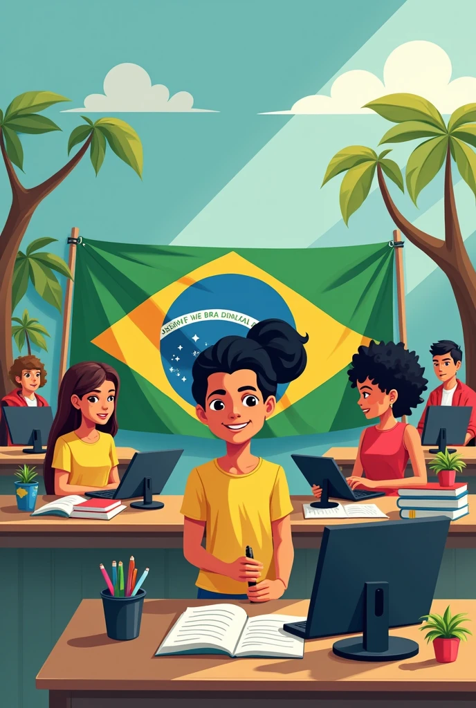 Motivational text about students' day IN BRAZILIAN PORTUGUESE