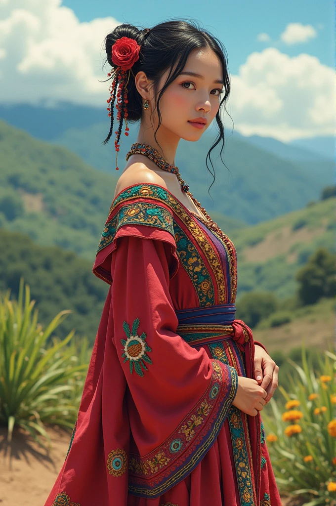 woman anime culture valdivia ecuador full body
