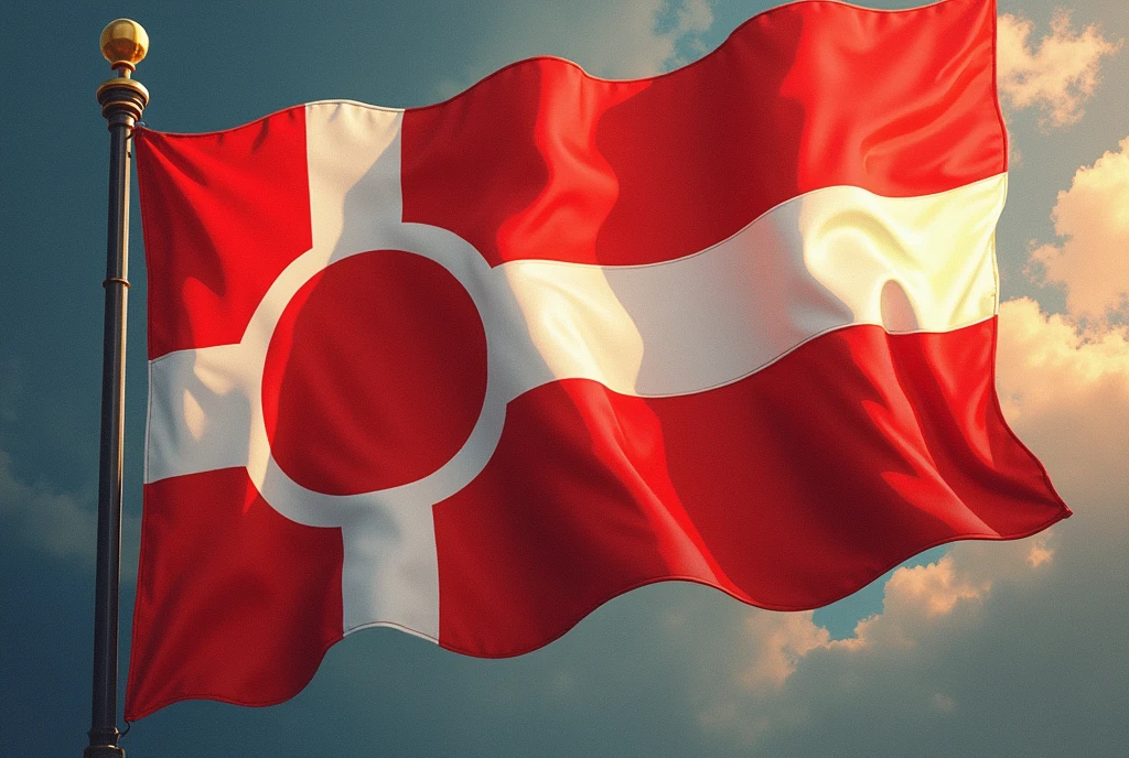 a fictional country flag