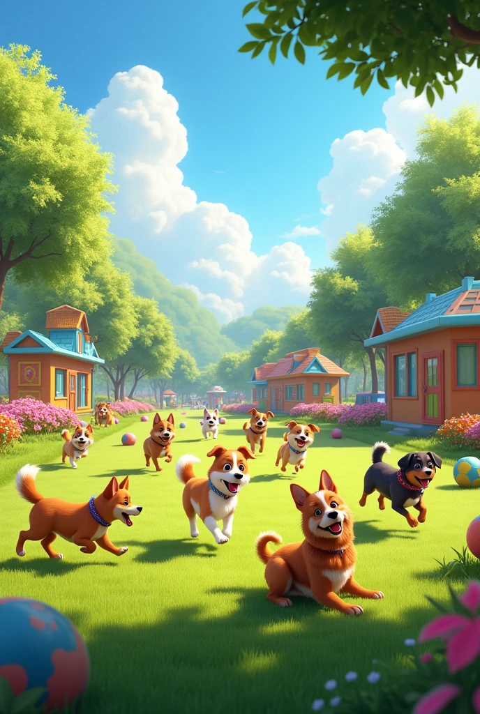 play ground de cães