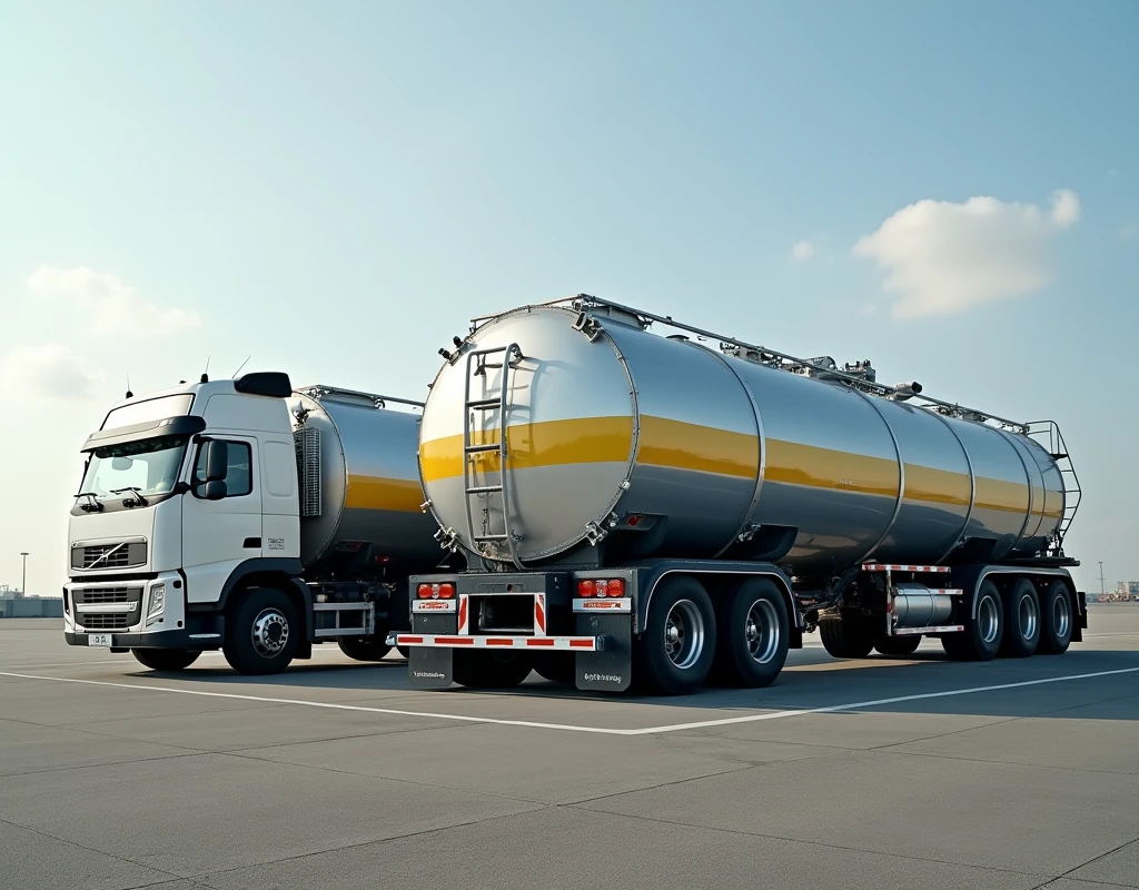 3 diesel oil tanks, airplane