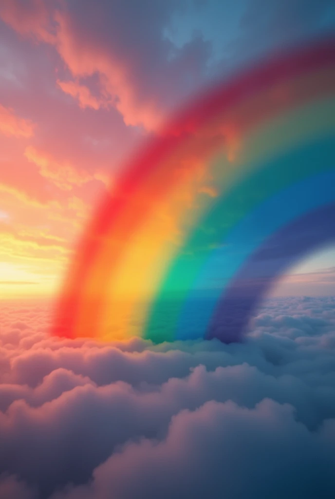 rainbow colours