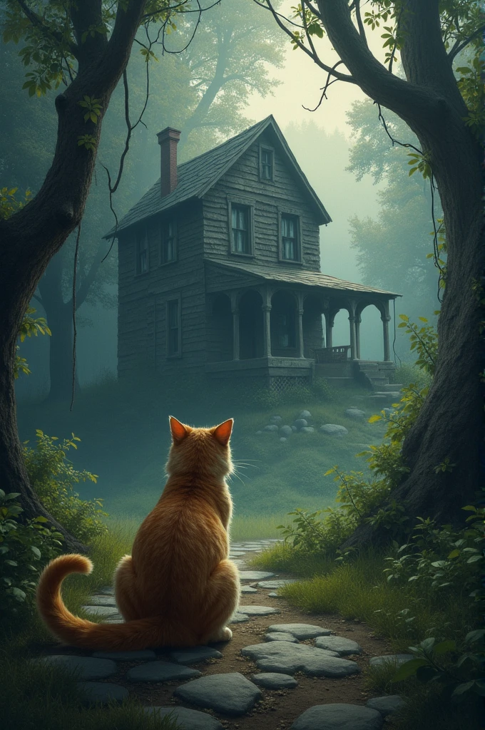 Retell the story from the cat's point of view. How did the cat feel when it met Aryan? What thoughts did it have about returning to the abandoned house?