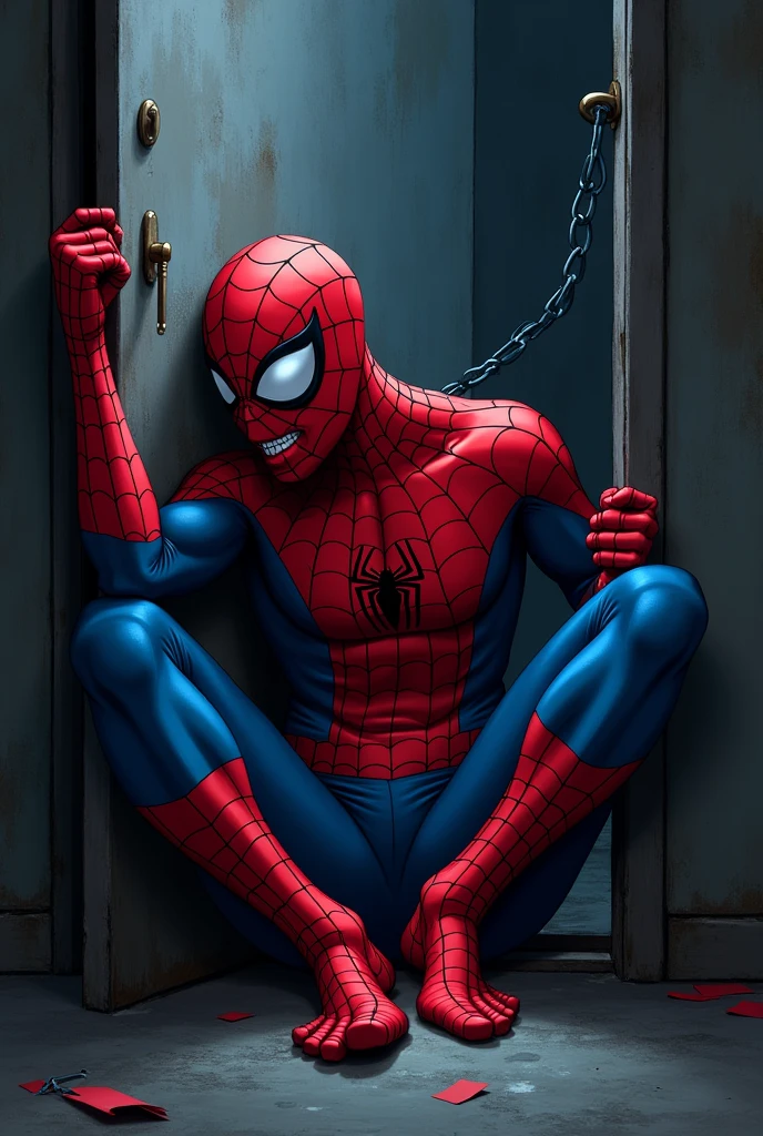 Masturbating spiderman