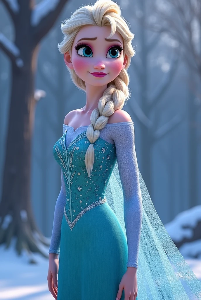 Elsa from Frozen and full naked