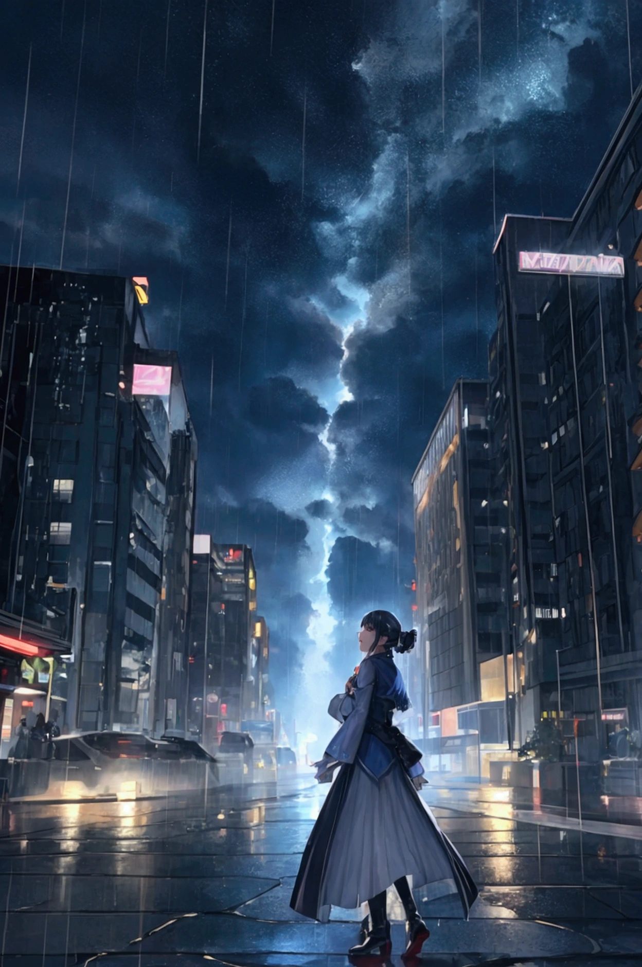 The name of the day of Arafai with the city in the background., Concept art inspired by Ken Danby., deviantart contest winner, concept art, วันที่rain, rain, พื้นหลังrain, วันหลังrain, rainหนักing, วันที่rain outside, one วันที่rain, สภาพอากาศrain, ฉากrain, rainหนัก, ช่วงบ่ายrain, วันที่rain. Nintendo, rainหนักy