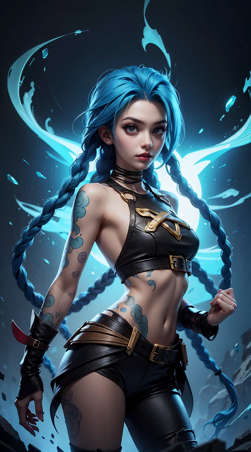 Jinx League of legends, Крупный план