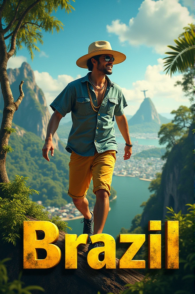 3D brazil film poster 