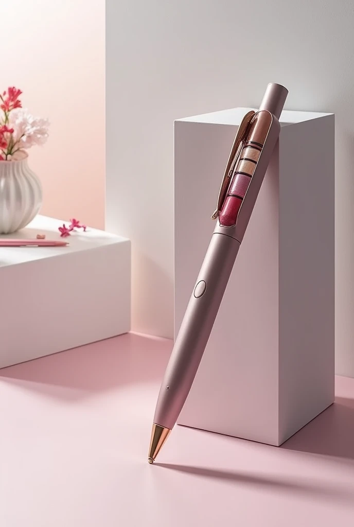 Create a ball pen and in the top of the ballpen is makeup it's like two use and please with MAKEUP In the top the makeup is eyeliner, lipstick, blush, and highlighter