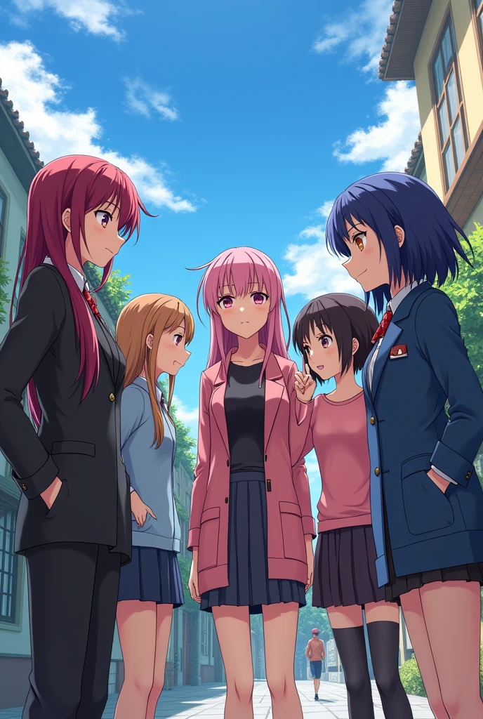 Alya, Masachika Kuze, Masha, Ayano and Yuki together (Alya Sometimes Hides Her Feelings in Russian)
Anime 2D