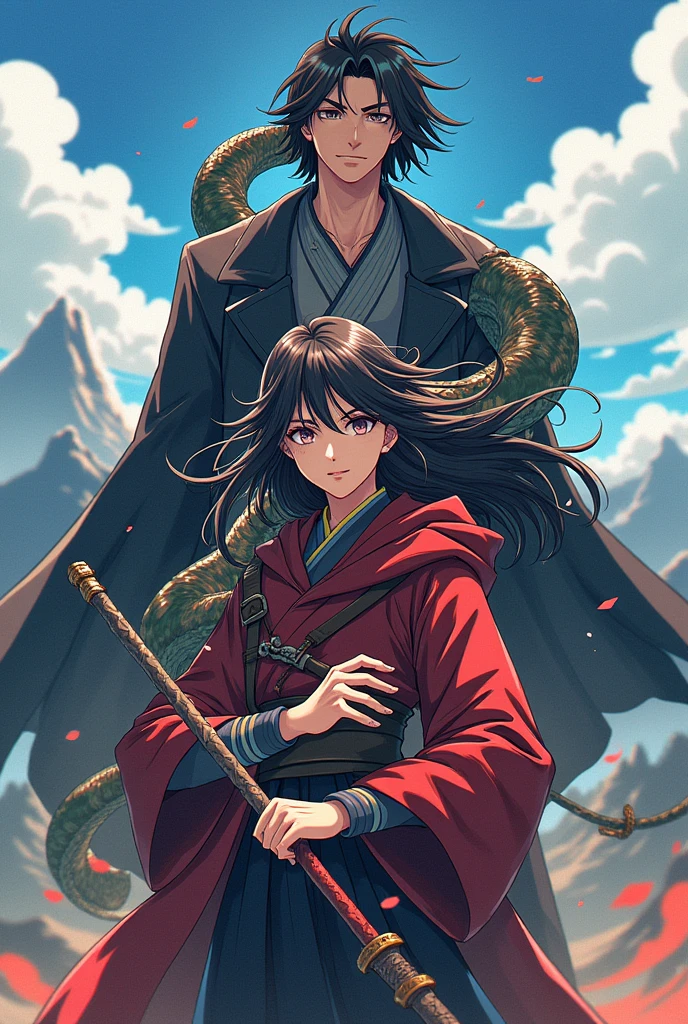An image of Genya, know, and obanai together