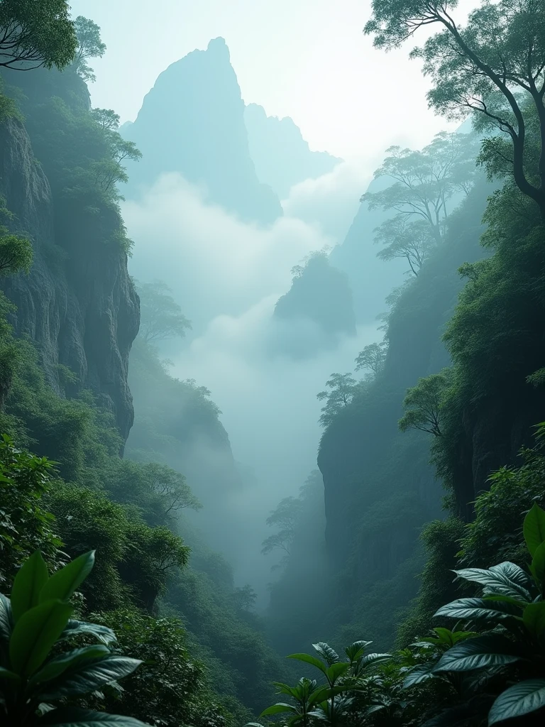Step into the mystical foggy jungles of the mountains, where every leaf and shadow is brought to life in Ultra HD clarity