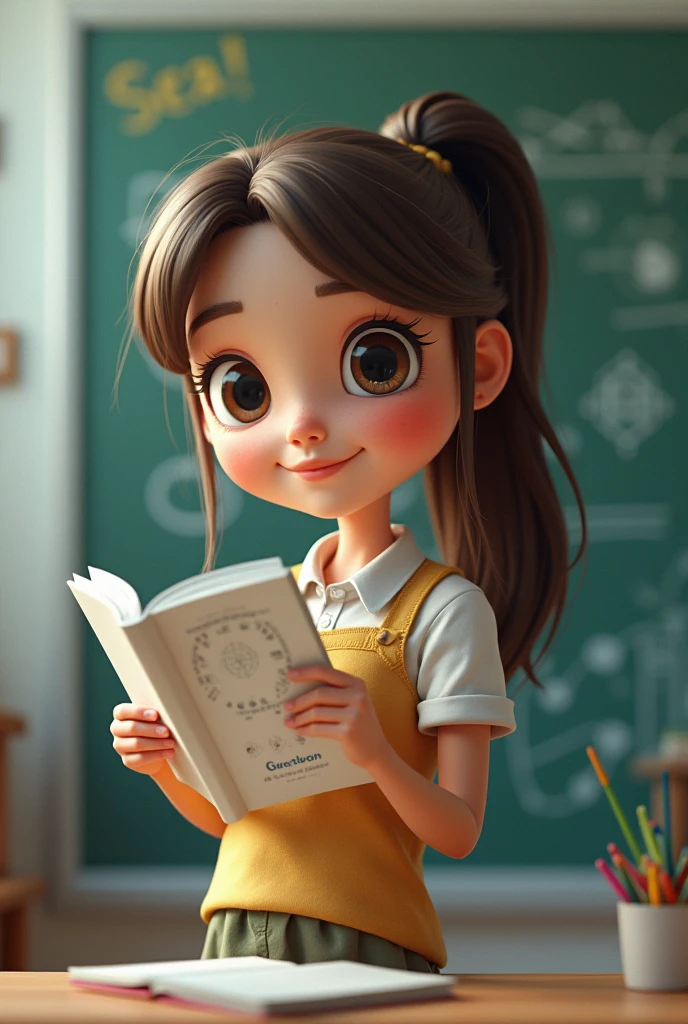 girl, 3d, mathematics