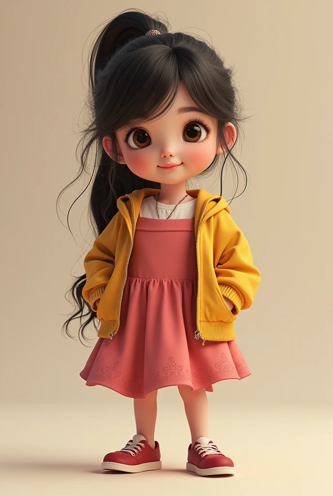 girl, 3d, English