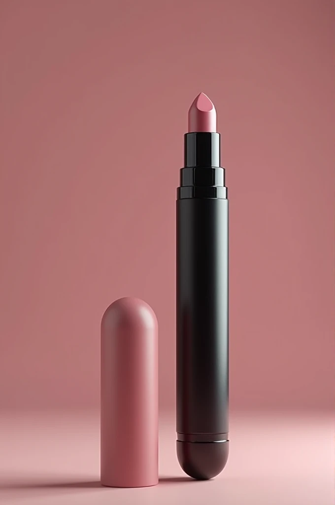 Create a ball pen and in the top of the ballpen is makeup there's highlighter, blush, eyebrow, and lipstick and in top of the ball pen there's a cover and it's covering the makeups it's like two use