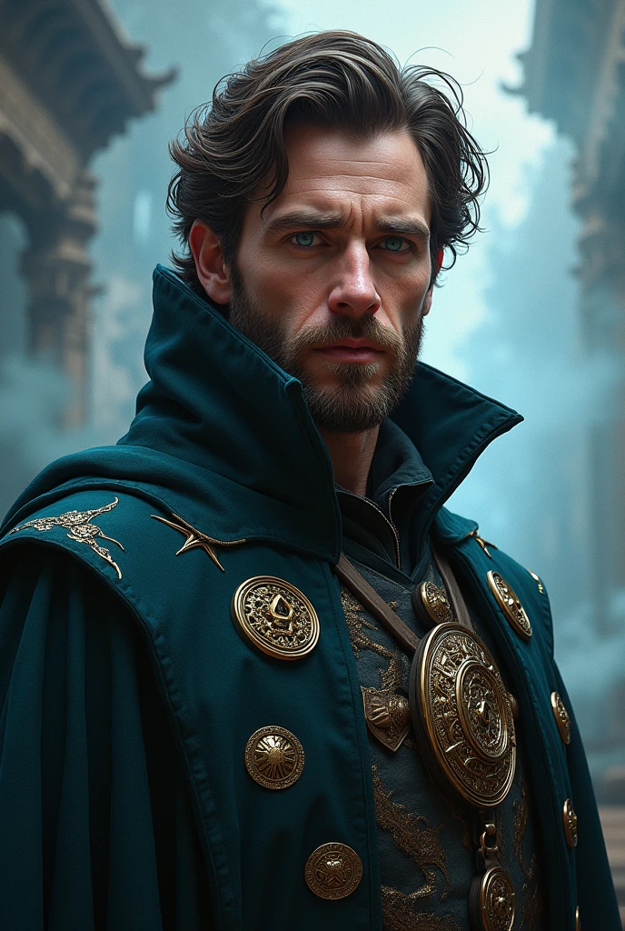 Chris evans is in his wizard look and he is 30 year old