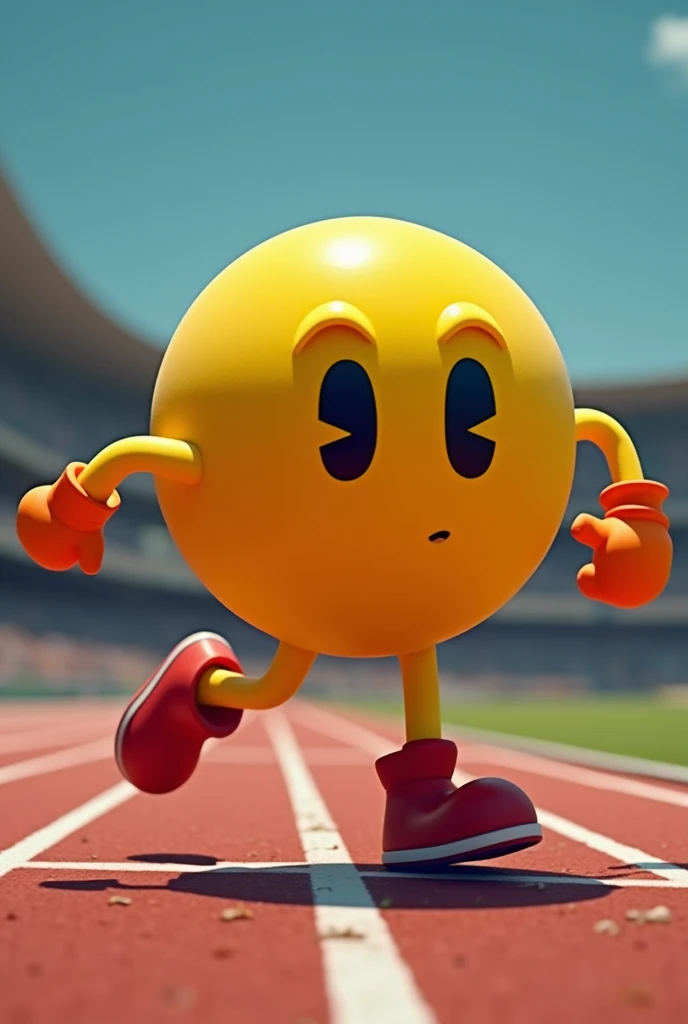 Pacman in a 100 meter race fainted 