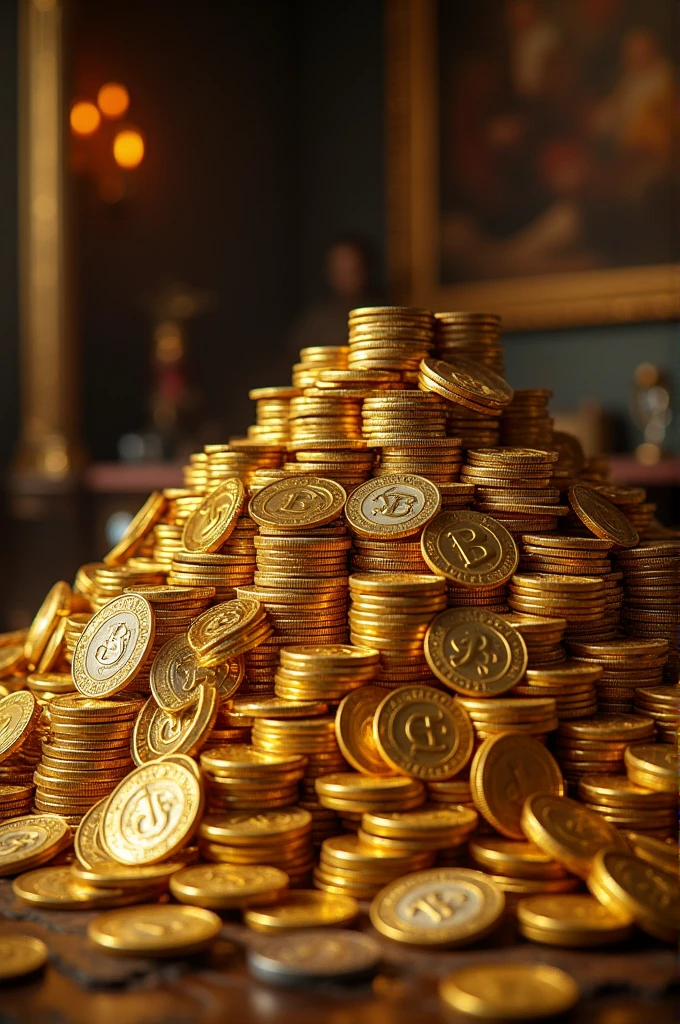 gold with money