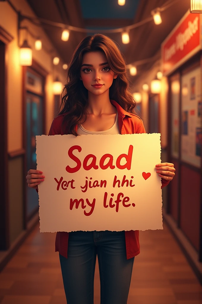 imagine someone holding a poster with the caption: “Saad Meri jaan hai"