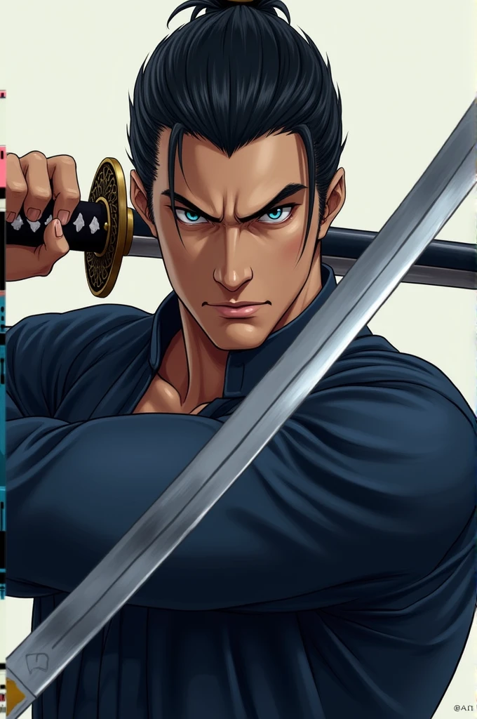 This photo in manga style