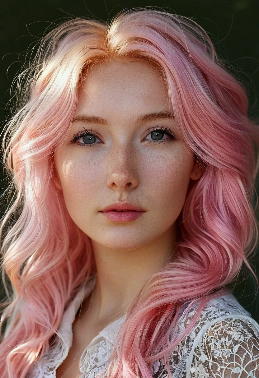 Russian girl age 22 pink hair 