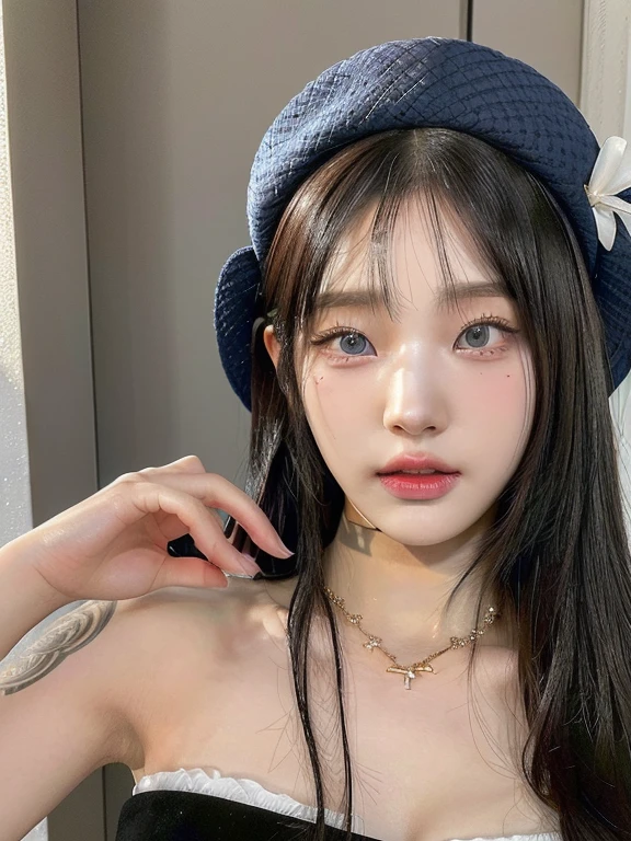 perfect figure beautiful woman:1.4,Layered Hair Style,Protruding cleavage,Transparent Uniform:1.5,Highly Detailed Face and Skin Textur,double eyelid,Whiten the skin,Collar