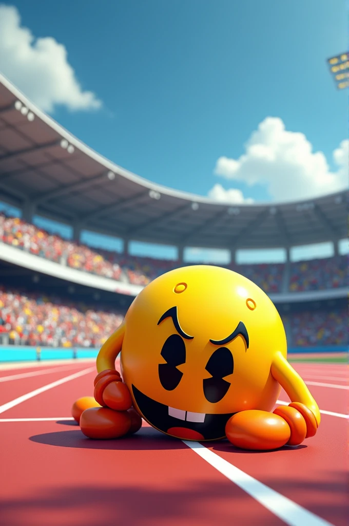 Pacman fainted in a 100 meter race 