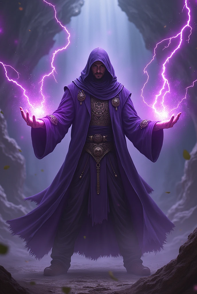 Gojo Haddad making purple lightning