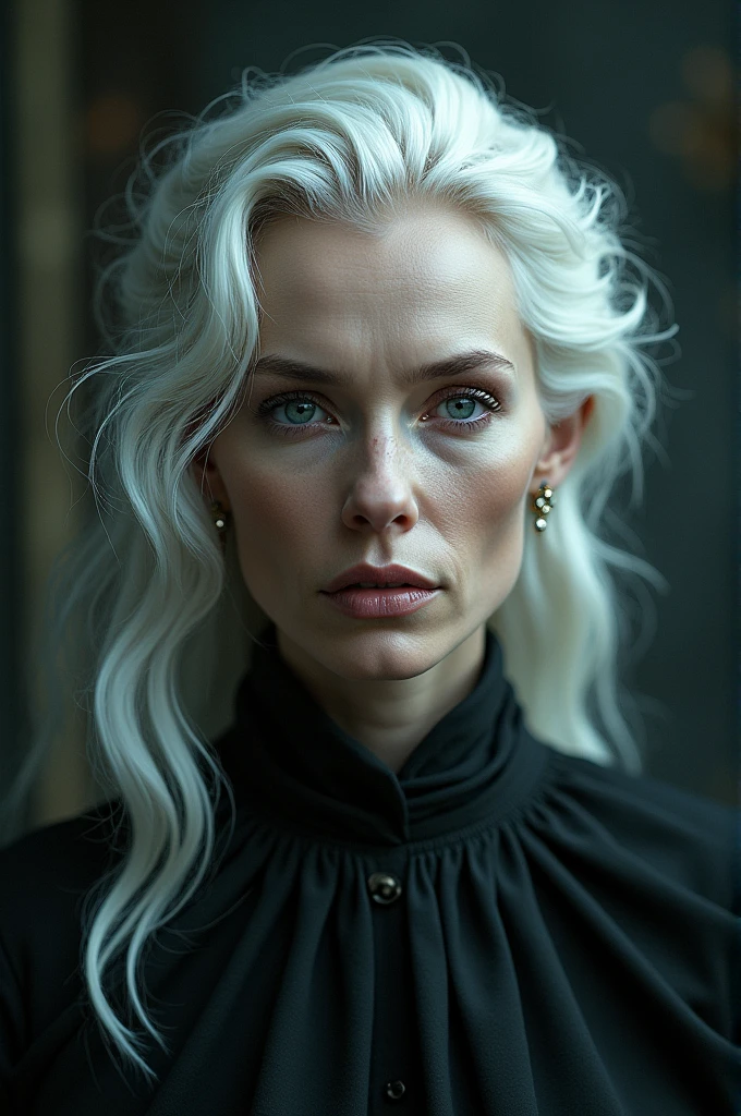 Tilda swinton in wizard look and she is 50 years old