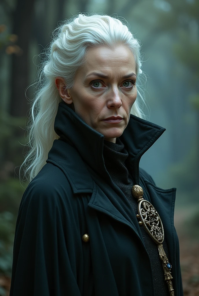 Tilda swinton in wizard look and she is 50 years old
