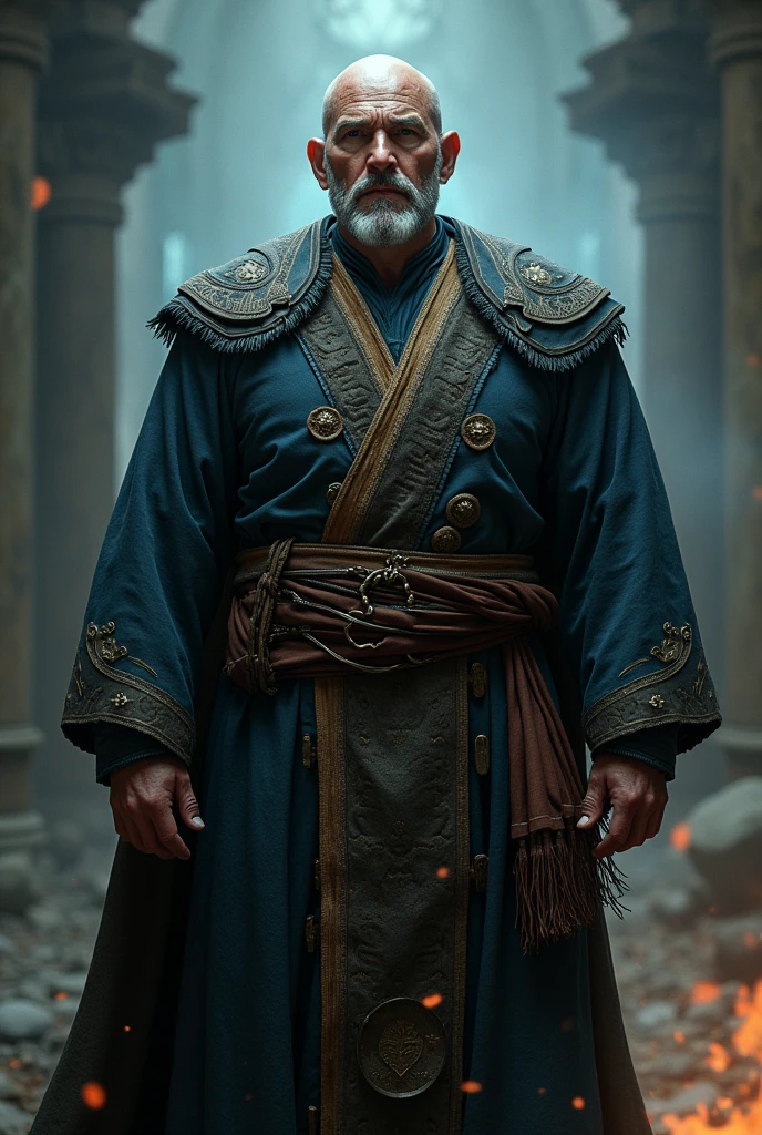 Patrick Wilson is a wizard and he is bulky strong he is 50 years old beardless
