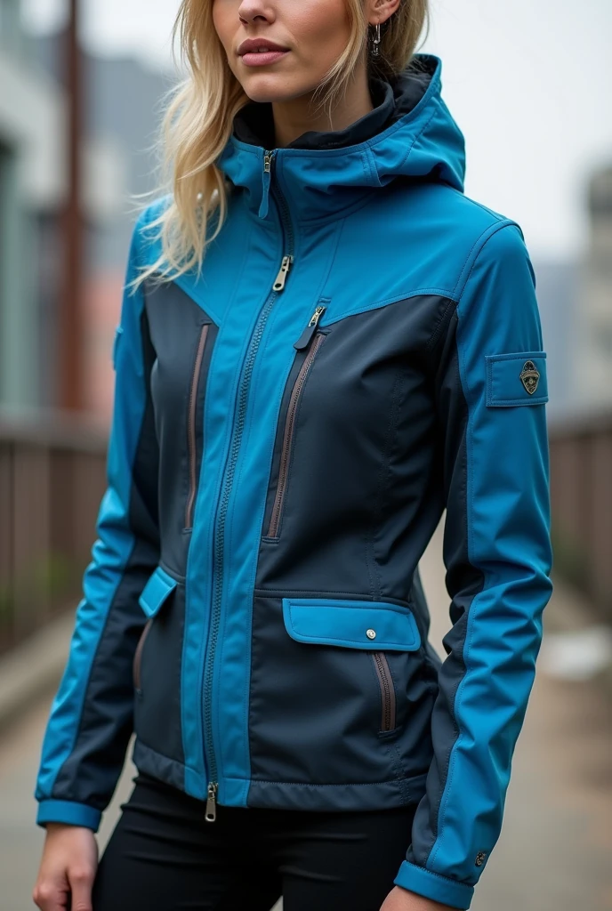 Jacket object colors:  lead and blue 