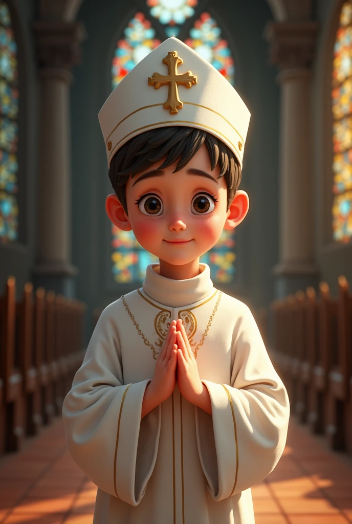 A kawaii altar boy