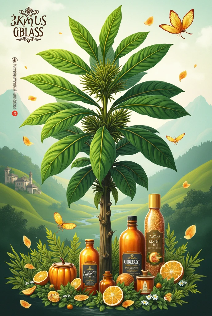 Create an image of castor oil