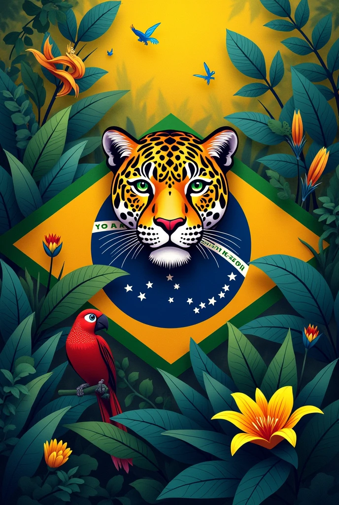 What would the Brazilian flag look like if the current one didn't exist?