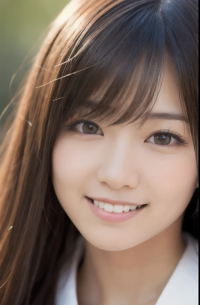 best quality, face focus, soft light, ultra high res, (photorealistic:1.4), RAW photo,(Shinozaki Ai), white skin, kawaii,
1 Japanese girl, solo, cute, (smile:1.2), (pupil, lights in the eyes), detailed beautiful face, Medium-sized breasts,(high resolution detail of human skin texture),(long hair),(portrait), upper body, white traditional kimono, no make